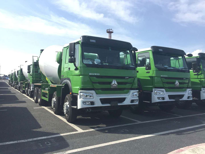 To Peru-30 Units SINOTRUK 12cbm Concrete Mixer Truck