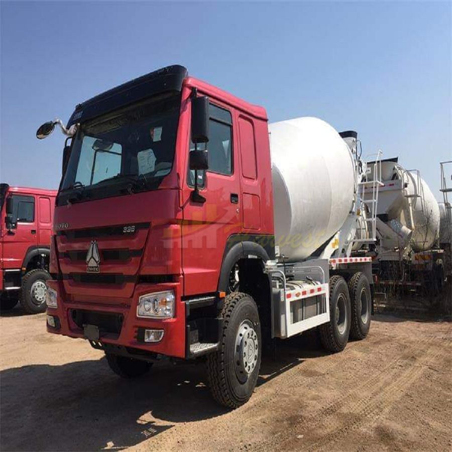 HOWO 8m3 Cement Mixer Truck 10 Wheelers 336HP Concrete Mixer Truck