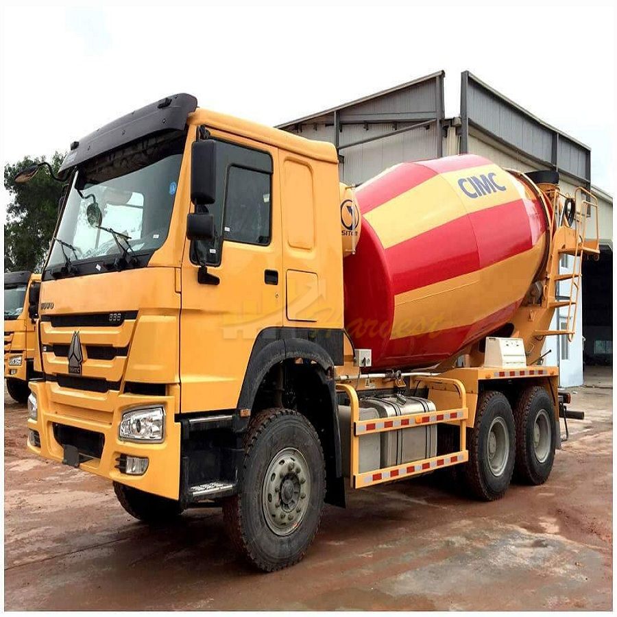 HOWO 8m3 Cement Mixer Truck 10 Wheelers 336HP Concrete Mixer Truck