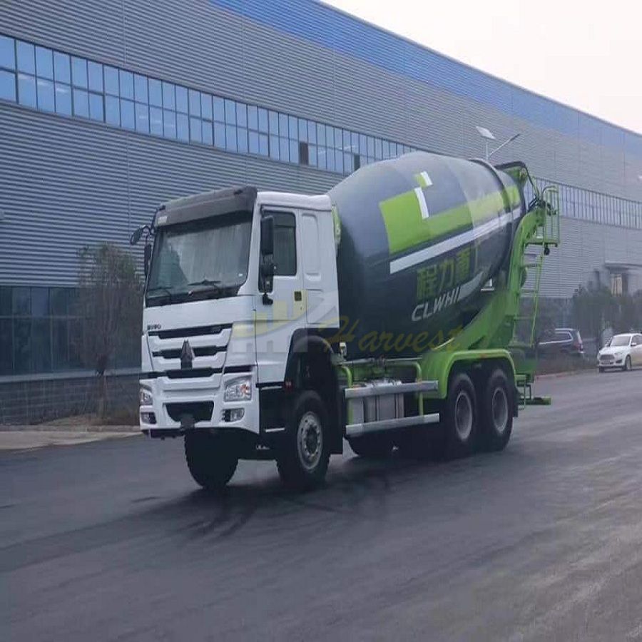 HOWO 10m3 380hp Euro 4 Concrete Transit Mixer Truck