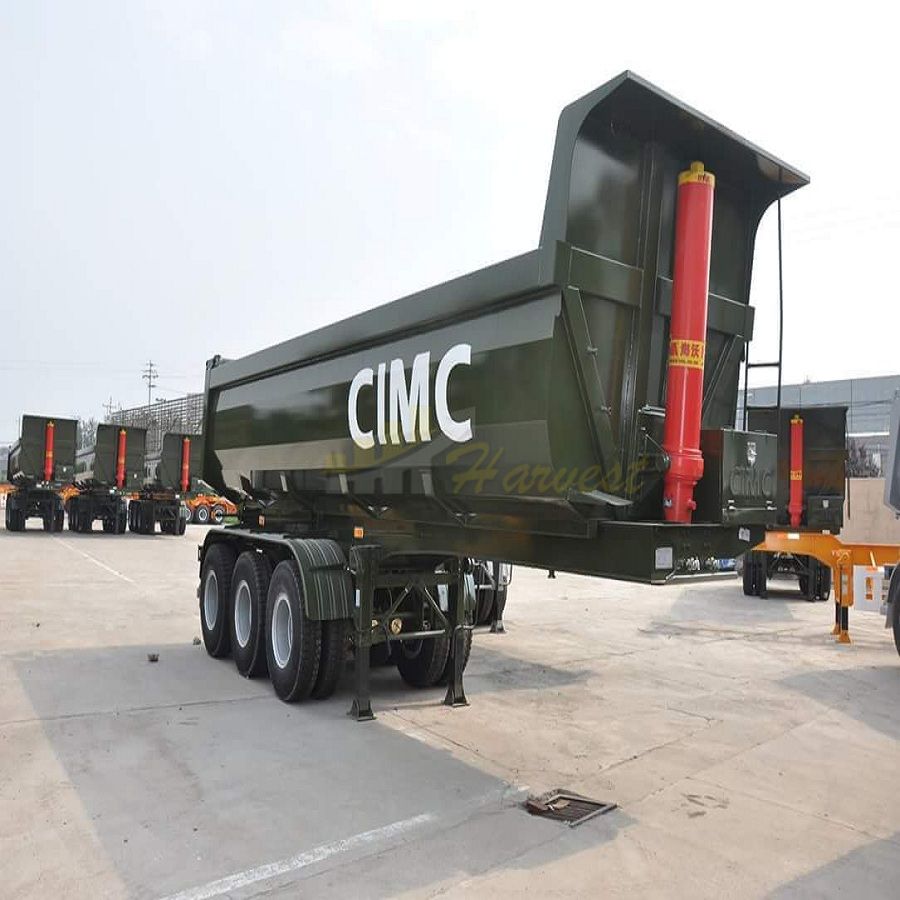 China Factory 60t Tipper Trailer Dump Trailer