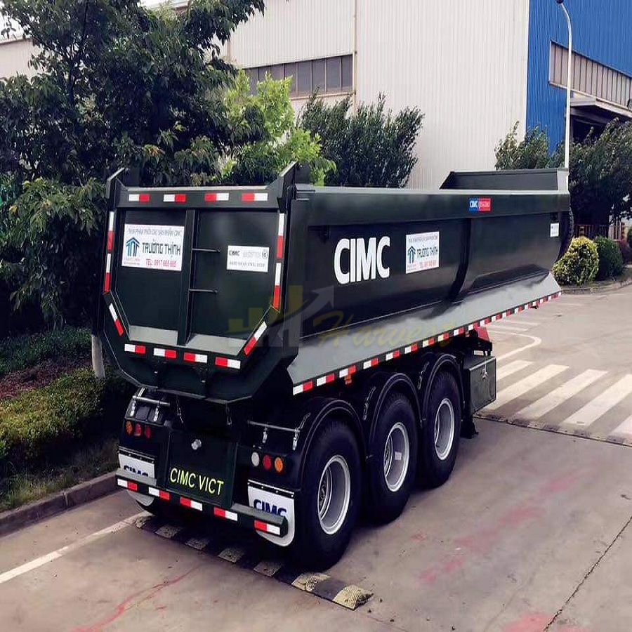 China Factory 60t Tipper Trailer Dump Trailer