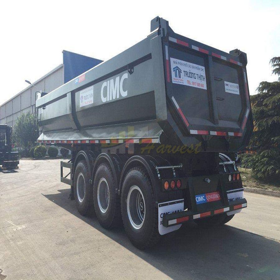 China CIMC 27cbm 40 ton Dump Trailer