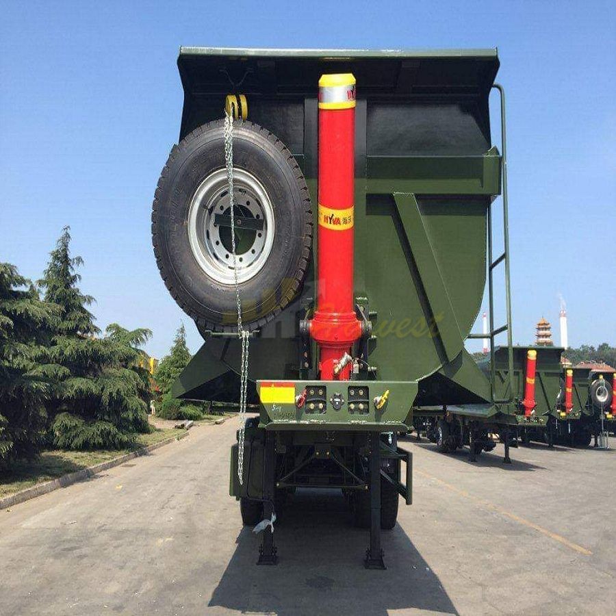 China CIMC 27cbm 40 ton Dump Trailer