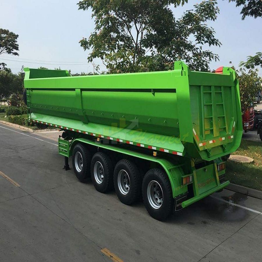 4 Axles 50 Ton Dump Trailer from China Factory