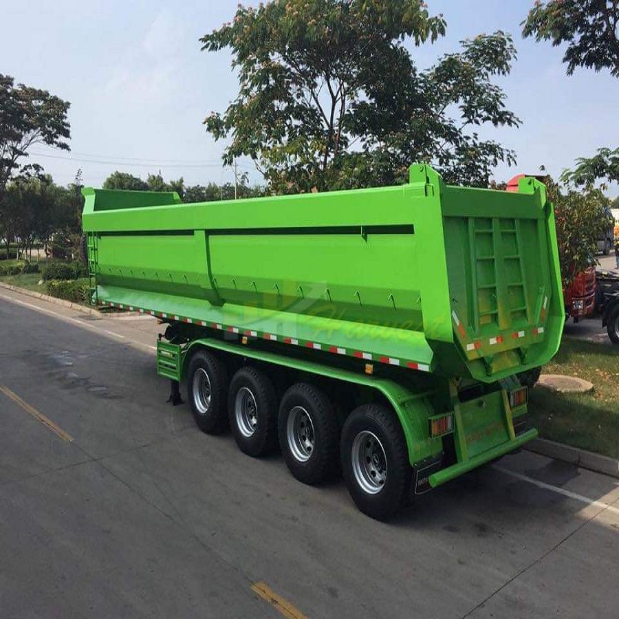 4 Axles 50 Ton Dump Trailer from China Factory