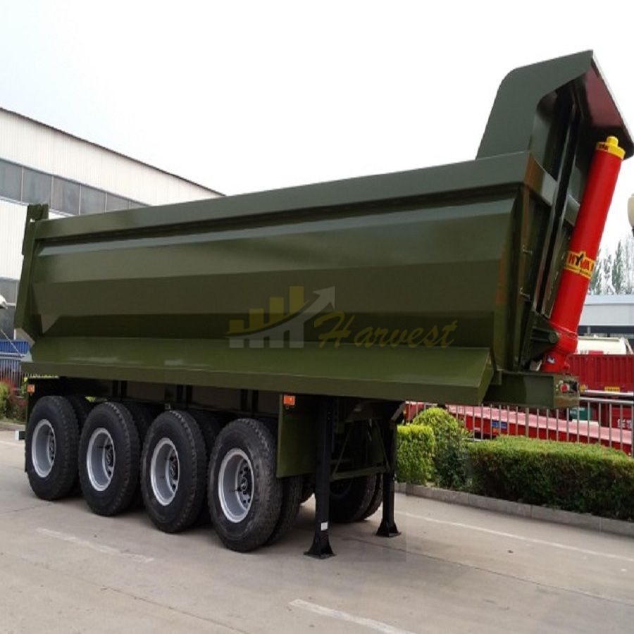 4 Axles Dump Tipper Truck Semi Trailers for Sale