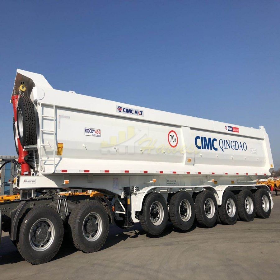 70 ton 40cbm Dump Trailer China Good Quality