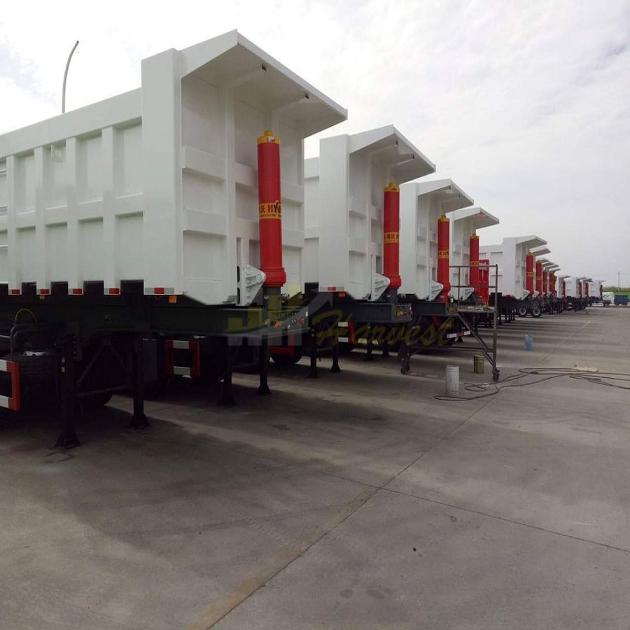 China 3 Axle Dump Semi Trailer for Stone Sand Transport