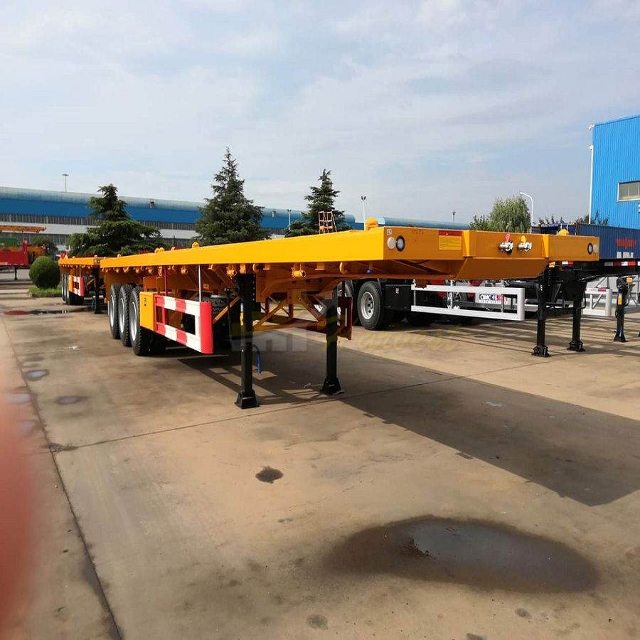 3 Axles 40ft Container Trailer Flatbed Trailer