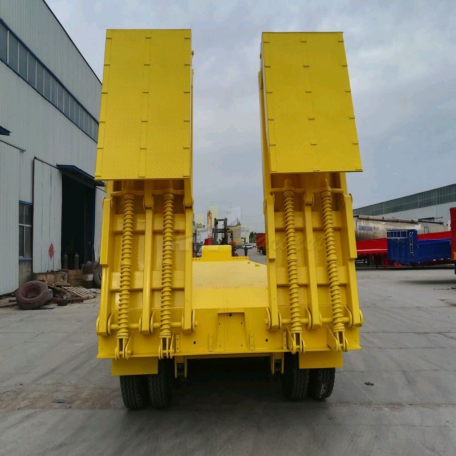 4 Axles 60 Ton Lowbed Semi Trailer