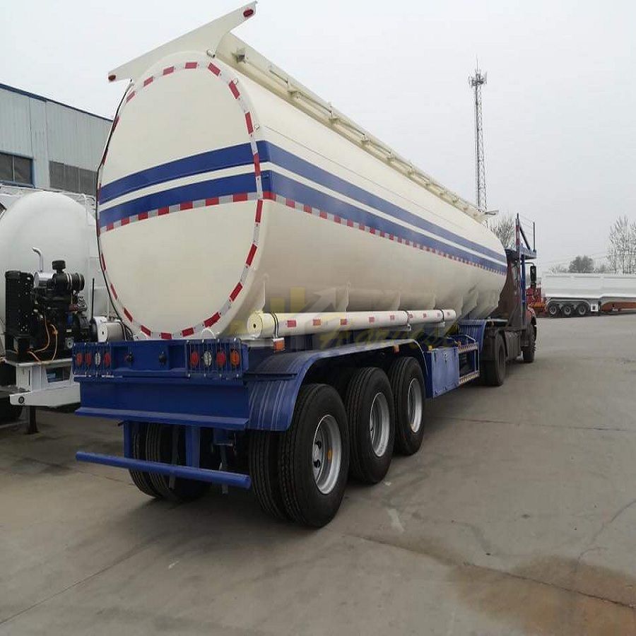 3 Axel 45000 liter Diesel Fuel Tanker Trailer for Sale