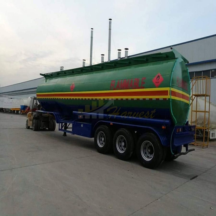 Factory Tri Axle 45000L Fuel Oil Tanker Trailer for Sale