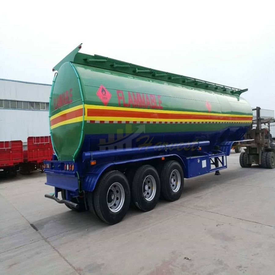 Factory Tri Axle 45000L Fuel Oil Tanker Trailer for Sale