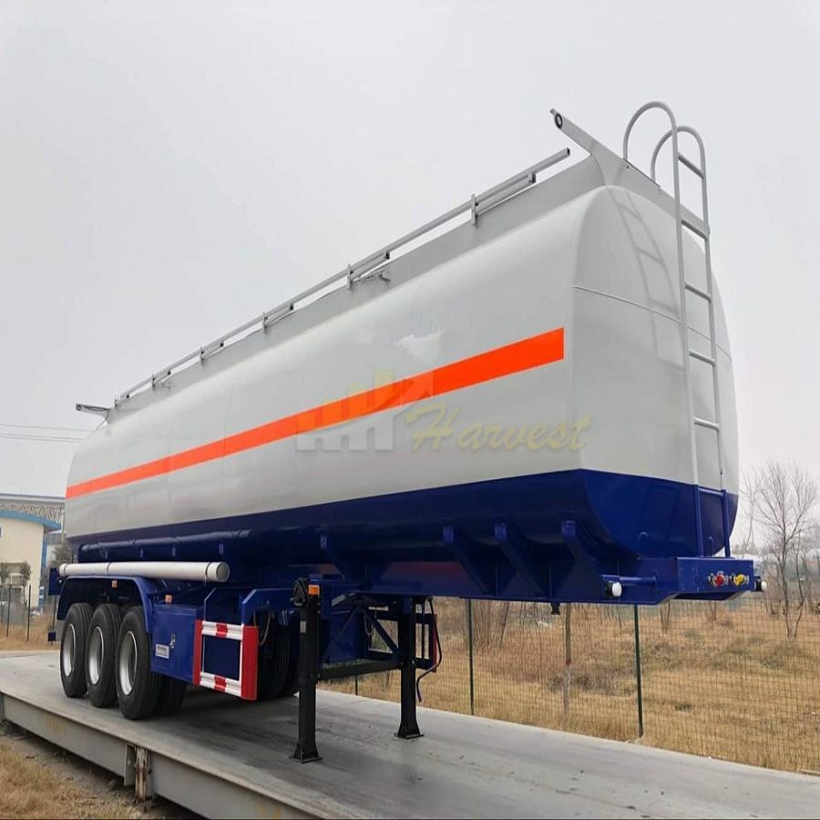 3 Axles 42000L Fuel Tanker Truck Trailer Oil Tanker