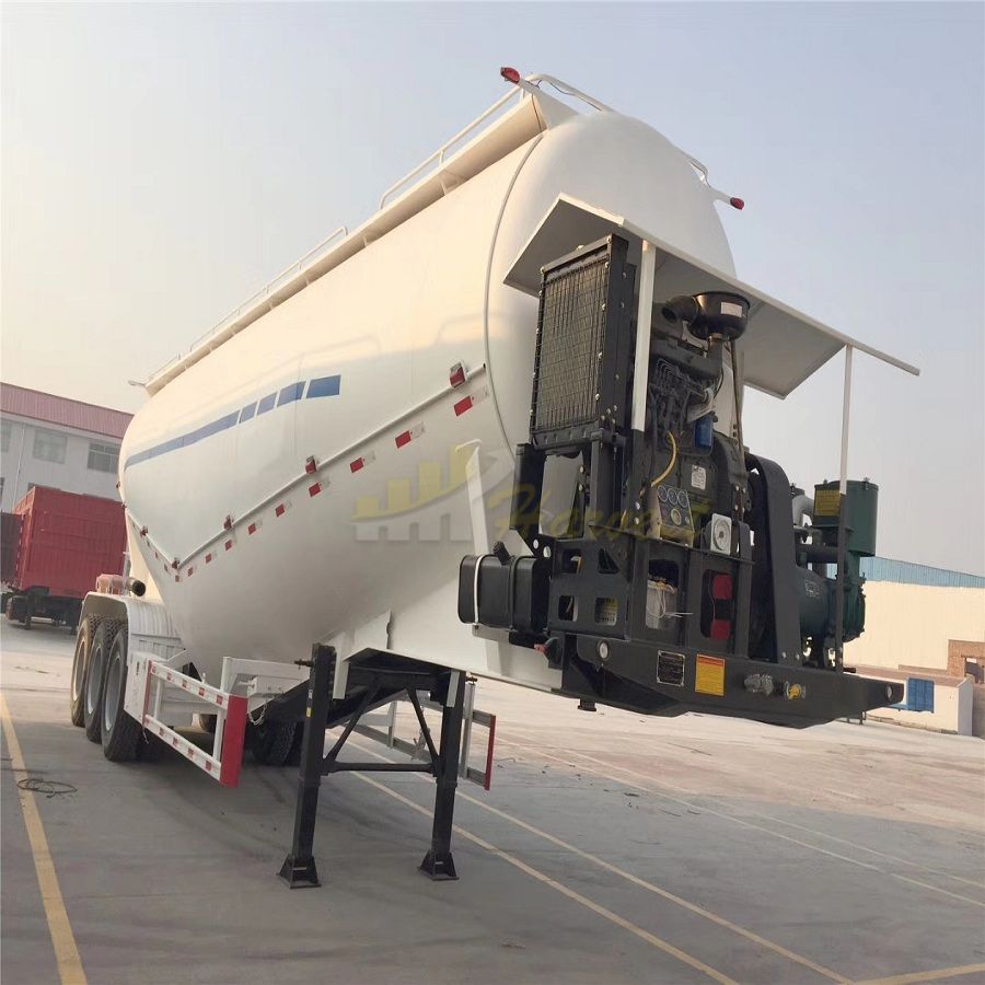 China Brand New 40cbm Bulk Cement Powder Tank Semi Trailer