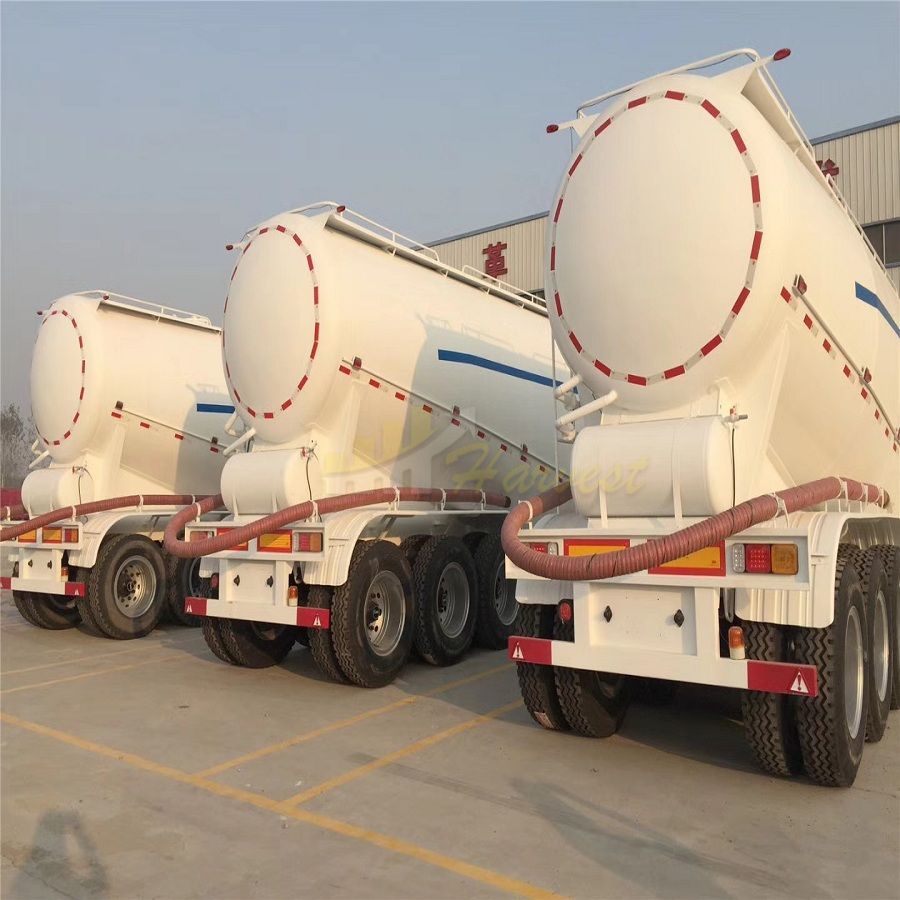 China Brand New 40cbm Bulk Cement Powder Tank Semi Trailer