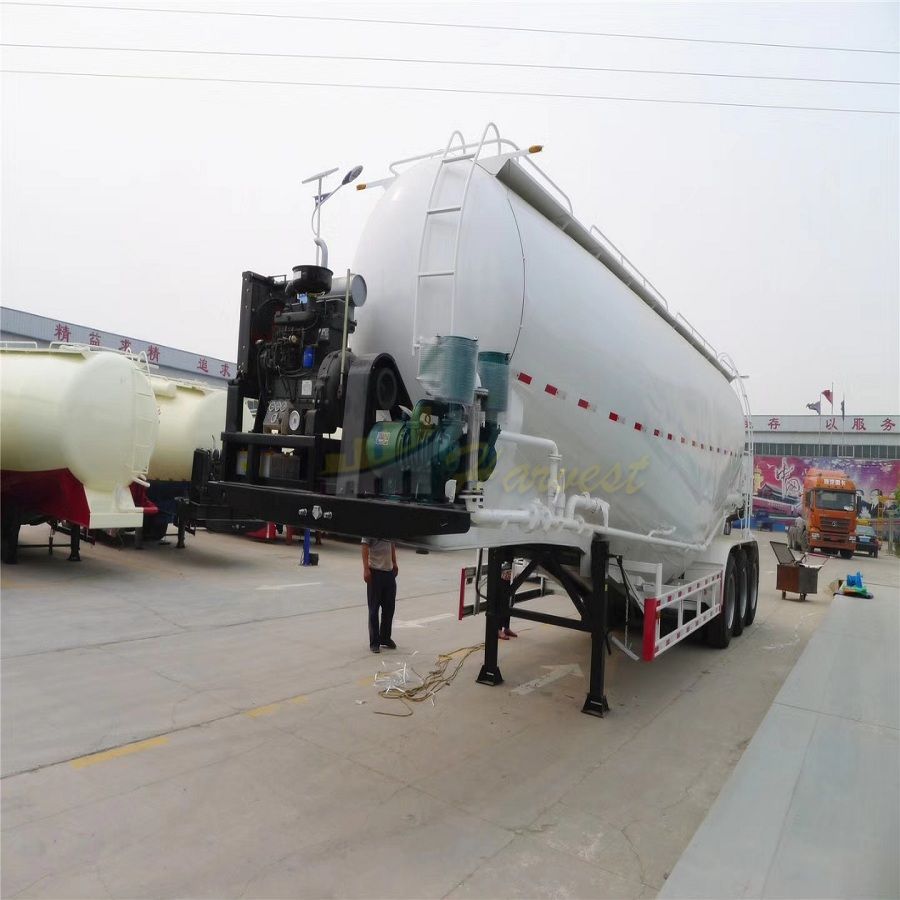 China Brand New 40cbm Bulk Cement Powder Tank Semi Trailer