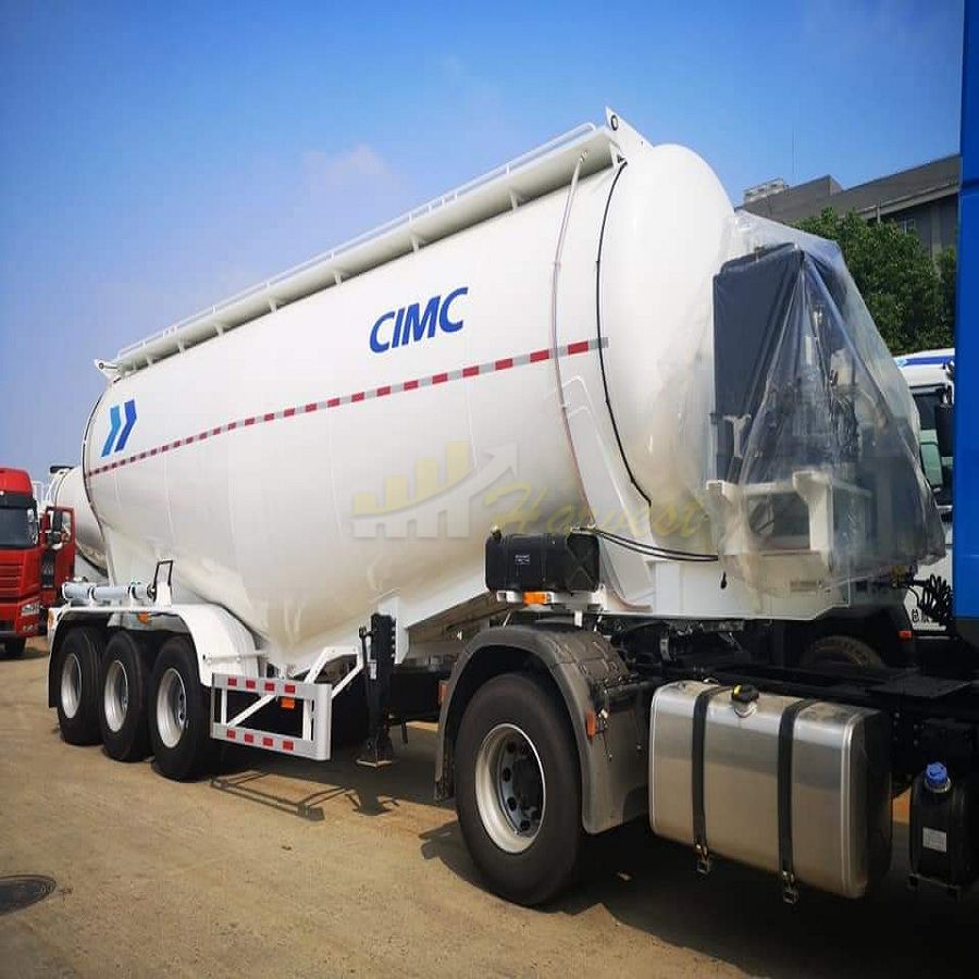 New Design 3 axles 40 ton Diesel Bulk Cement Trailer