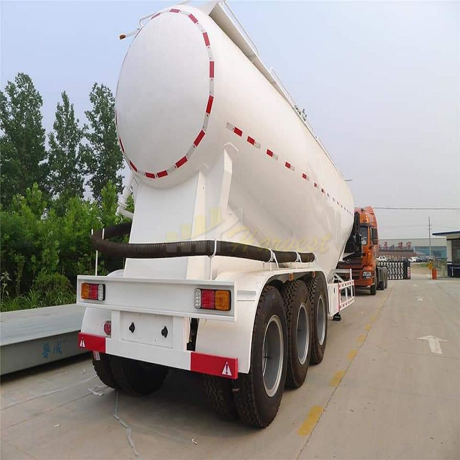 3 Axle 50m3 Bulk Cement Tank Tanker Semi Trailer