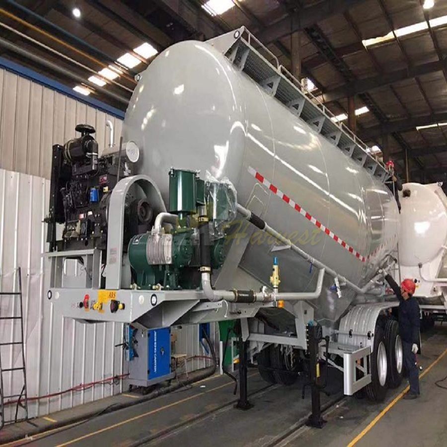 Dry Bulk Powder Cement Tanker Semi Trailer for Sale