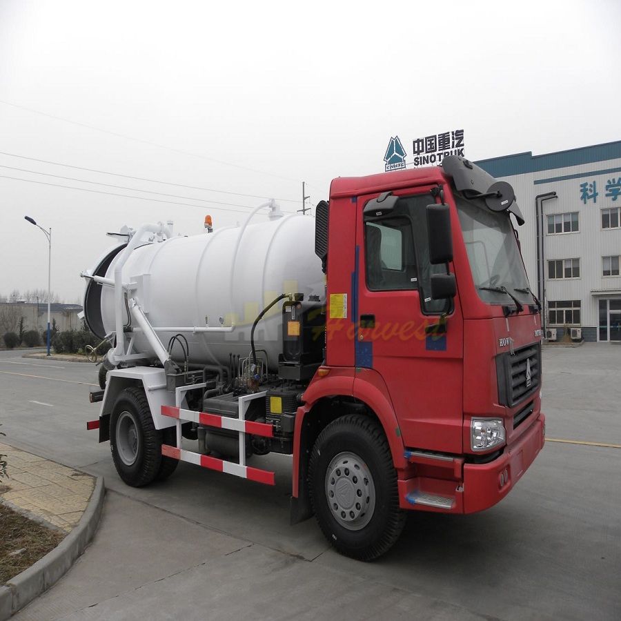 SINOTRUK HOWO 4x2 10000Liters Sewage Water Suction Truck