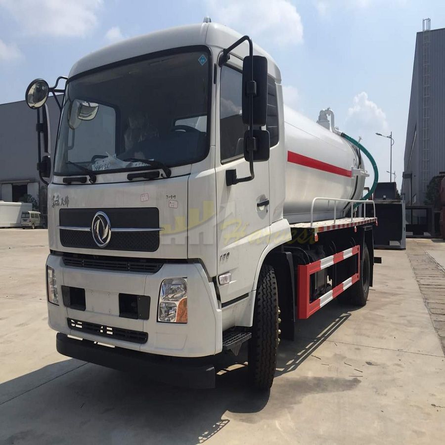 Dongfeng 12m3 Sewage Suction Truck Sewer Cleaning Truck