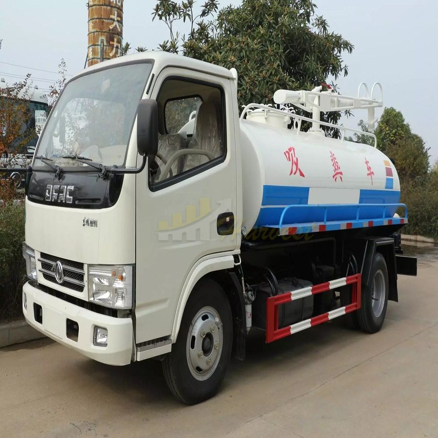 Dongfeng 4x2 5m3 Fecal Sucking Tanker Truck