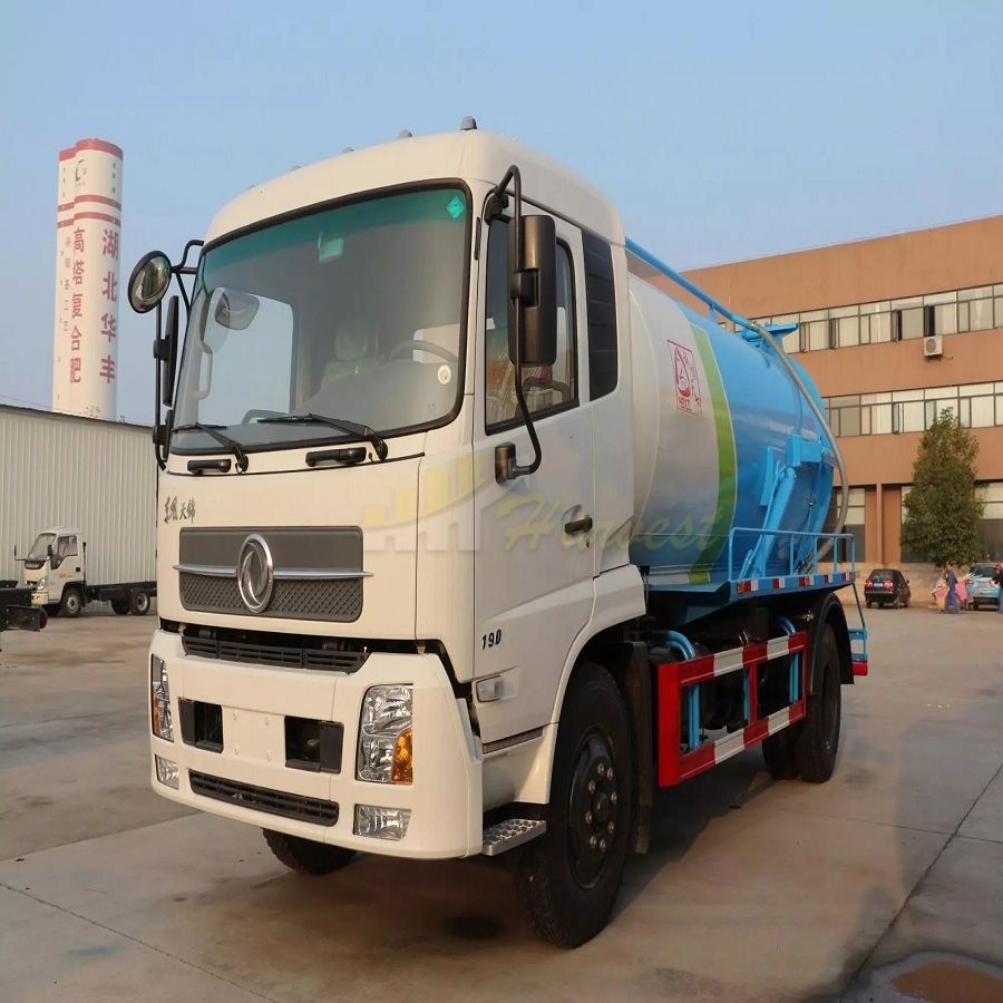 Dongfeng 10m3 12m3 Sewage Suction Truck Sewage Tanker Truck