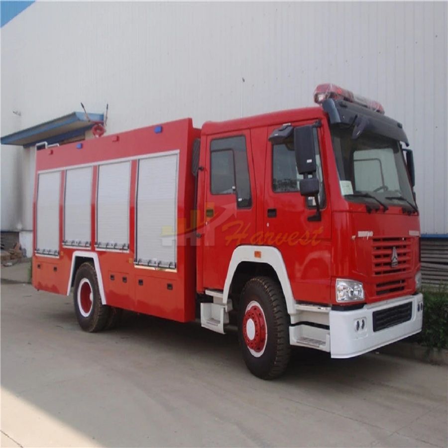 HOWO 266hp Red Fire Truck Fire Fighting Truck