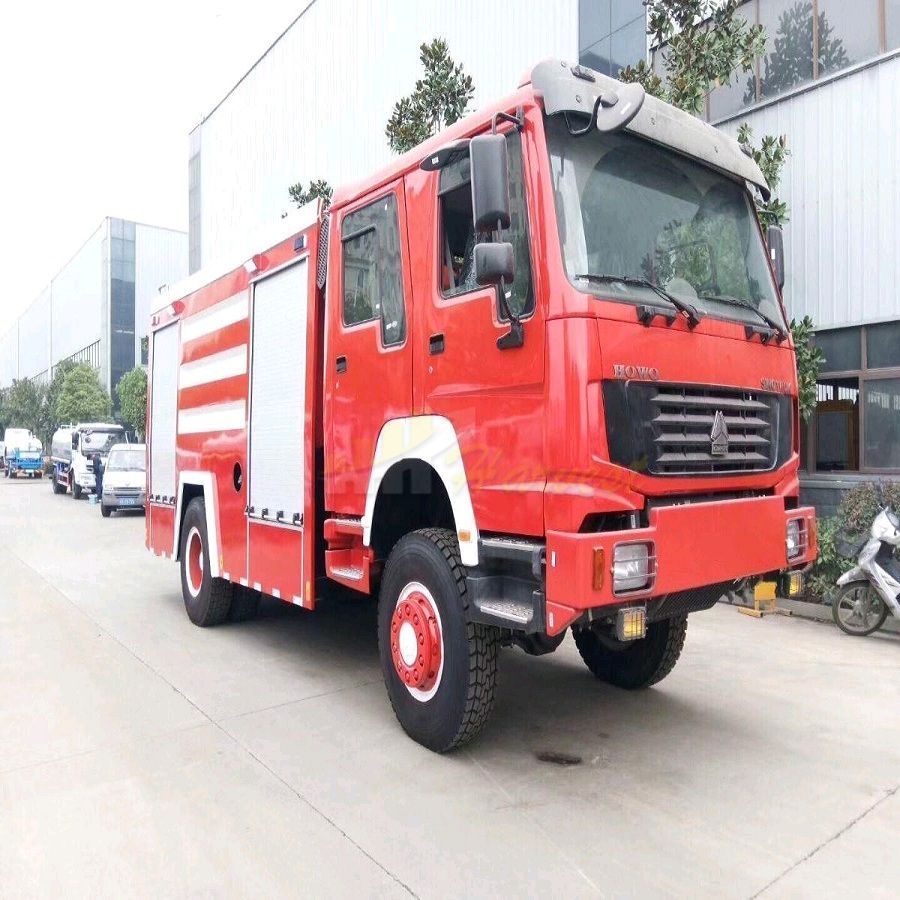 Sinotruk Howo 4X4 16000 Liters Water Foam Fire Truck