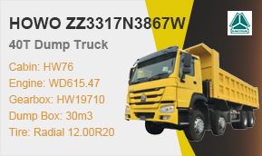 HOWO 8x4 45t 371hp Dump Truck