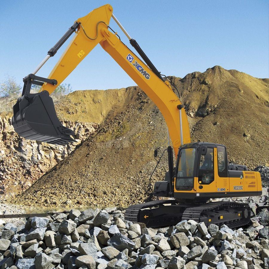 23t XE235C Crawler Excavator with ISUZU engine & Kawasaki Hydraulic System