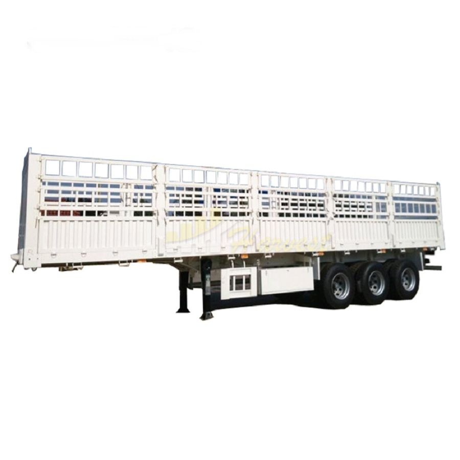 3 Axles 40 Ton Fence Cargo Truck