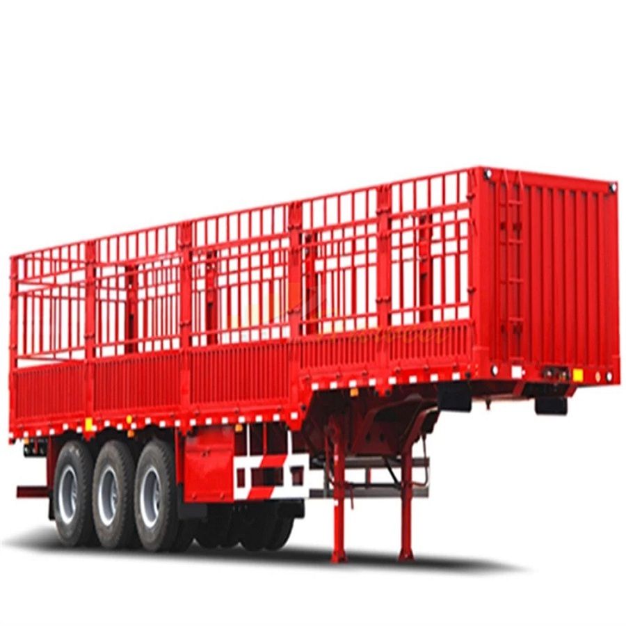 40 Feet 40 Ton 3 Axles Fence Cargo Trailer