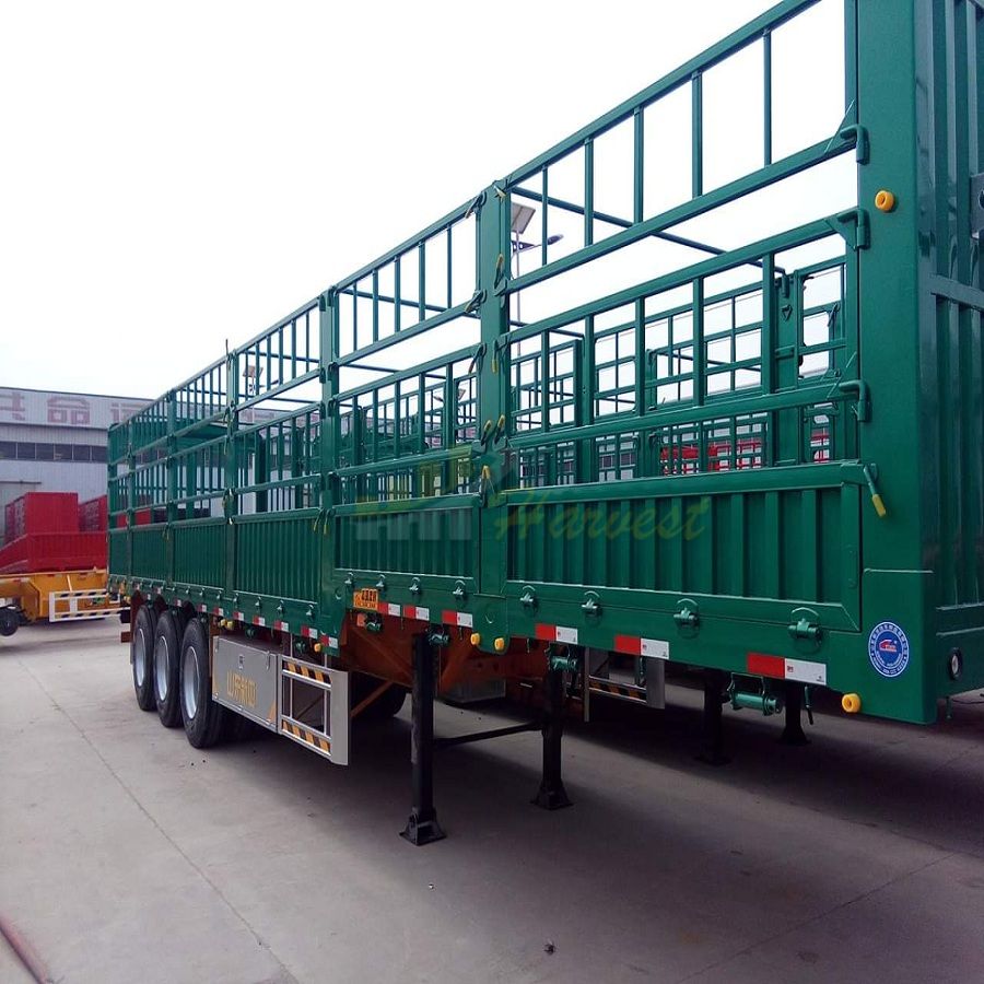 40ft 3 Axles 70 Ton Stake Fence Semi Trailer