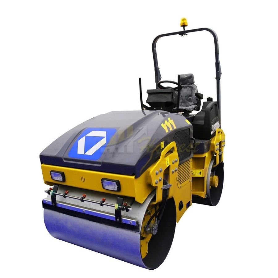 China 3 ton XMR303 Mini Double Wheel Vibratory Road Roller