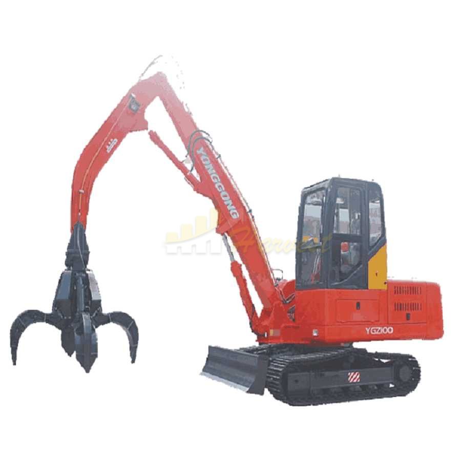 Mini 10 Ton Scrap Steel Grabber Excavator