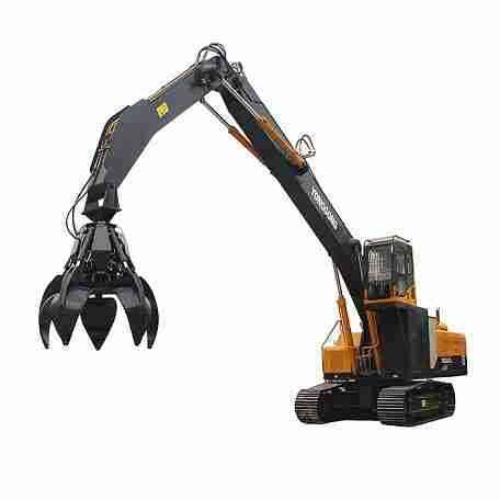 steel grabber excavator