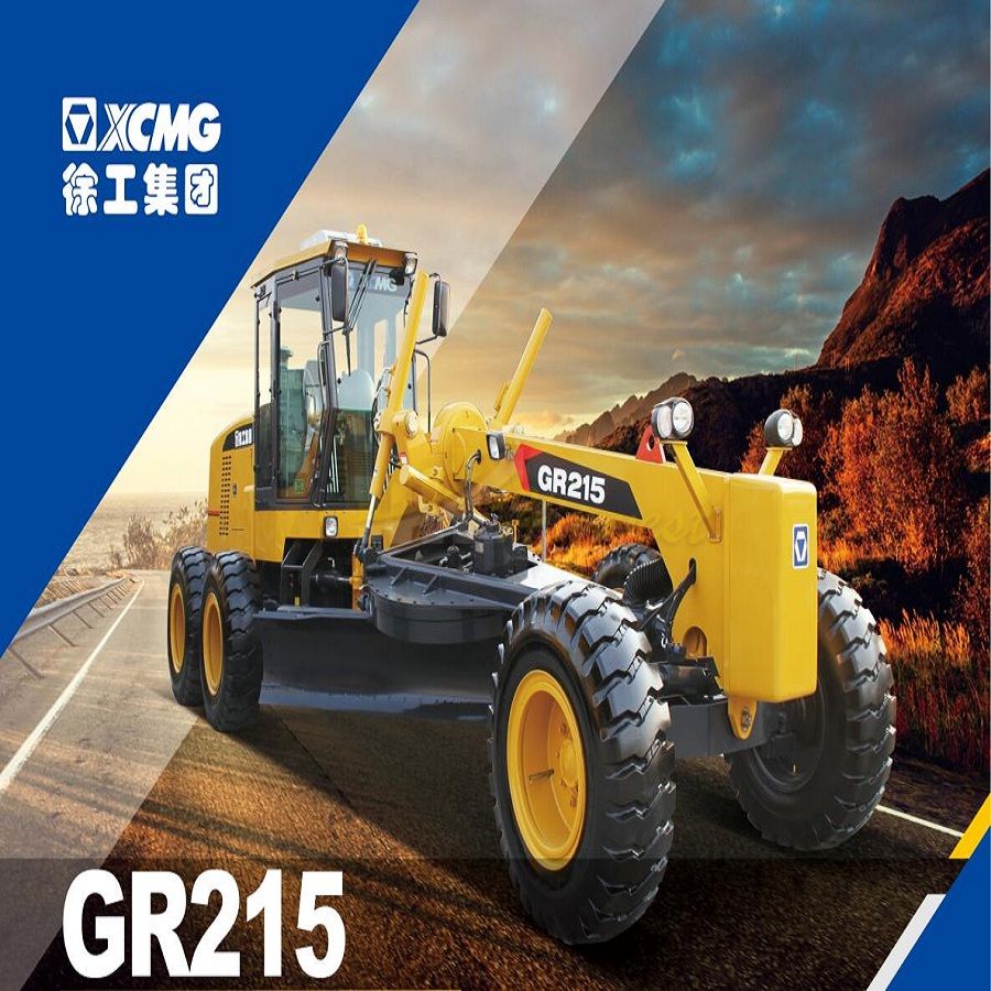 Official 215HP Famous Motor Grader Ripper/Blade for Sale XCM GR215