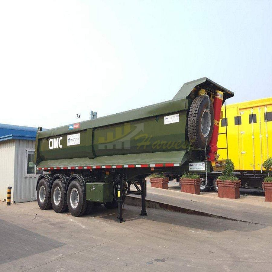 China CIMC 27cbm 40 ton Dump Trailer