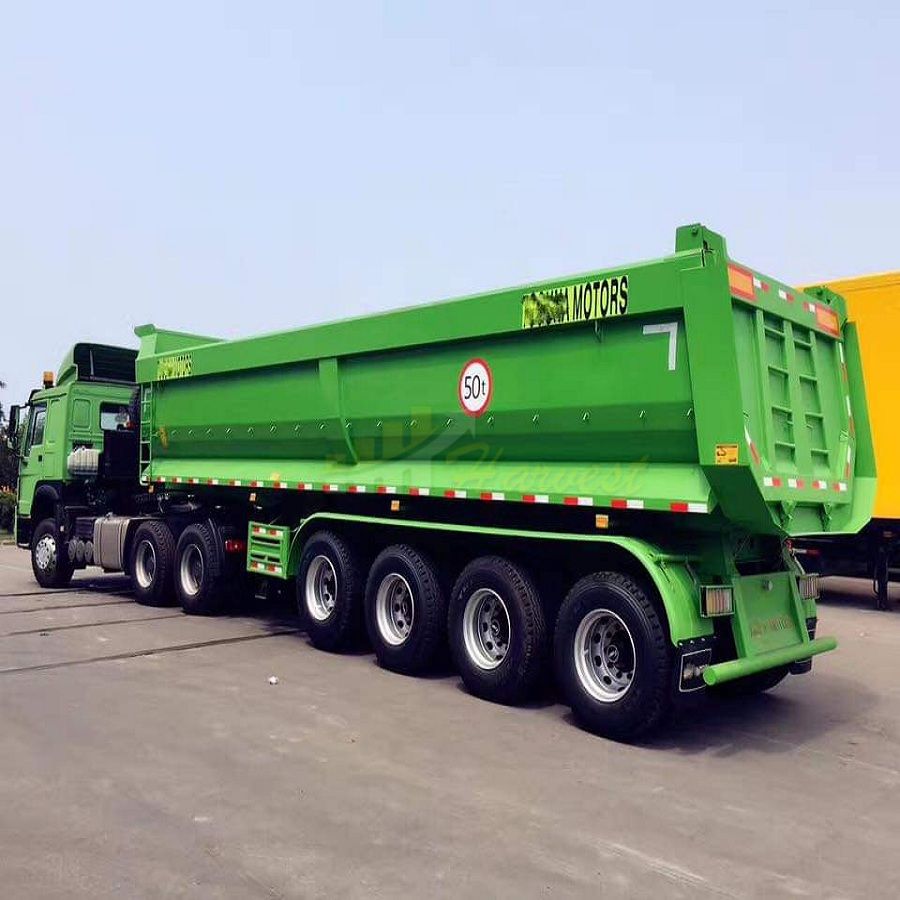 4 Axles 50 Ton Dump Trailer from China Factory