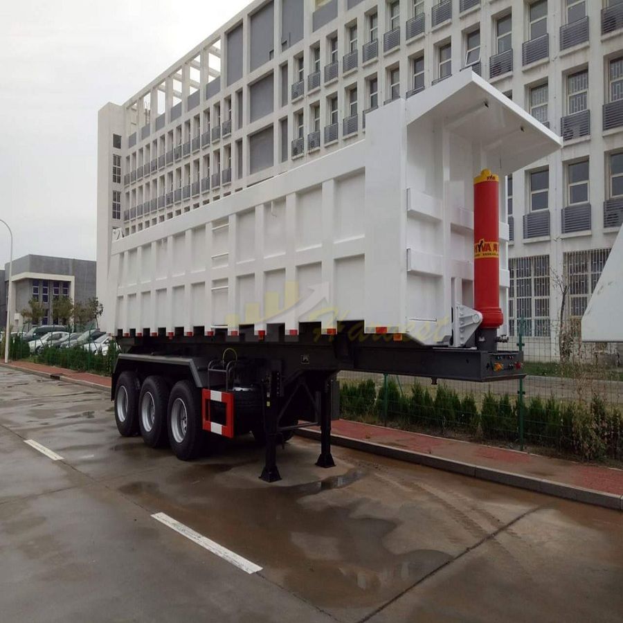 3 Axle Dump Semi Trailer for Stone Sand Transport