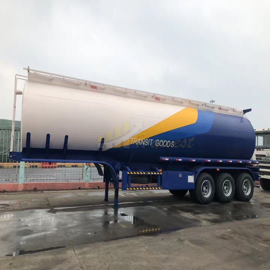 3 axles 42000L 10000 gallon Diesel Oil Tank Tanker Trailer