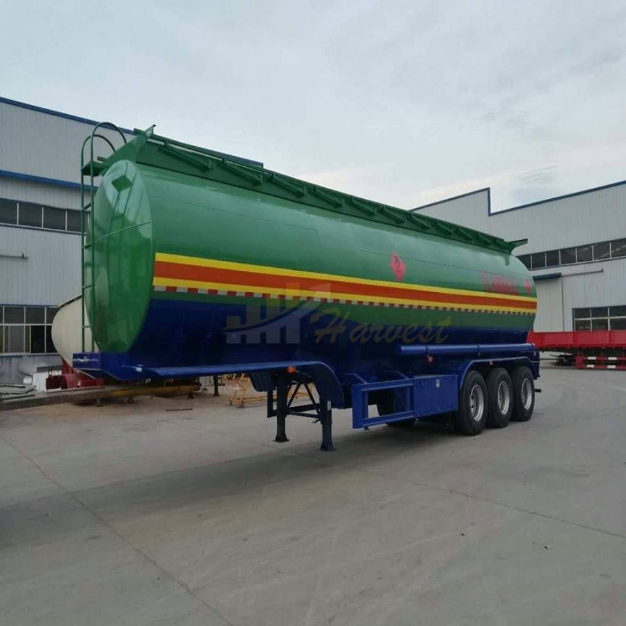 Factory Tri Axle 45000L Fuel Oil Tanker Trailer for Sale