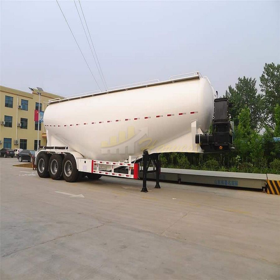 3 Axle 50m3 Bulk Cement Tank Tanker Semi Trailer