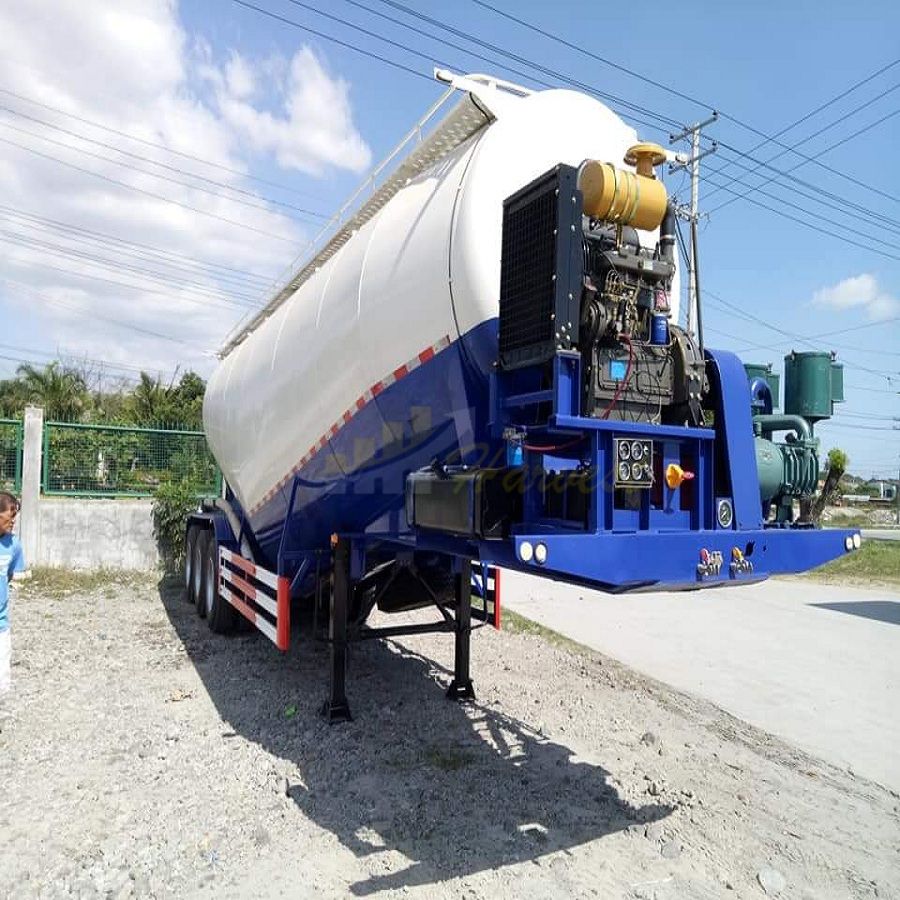 China Manufacture 3 Axles Cement Silo Bulker Tanker