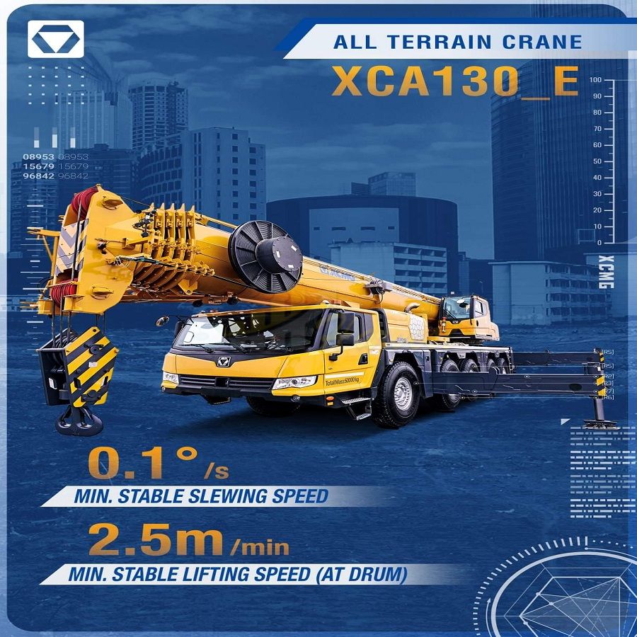 XCMG 130 Ton XCA130 All Terrain Crane for sale