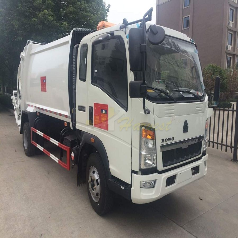 Sinotruk HOWO 6 Wheelers 5m3-8m3 Compactor Garbage Truck for Sale