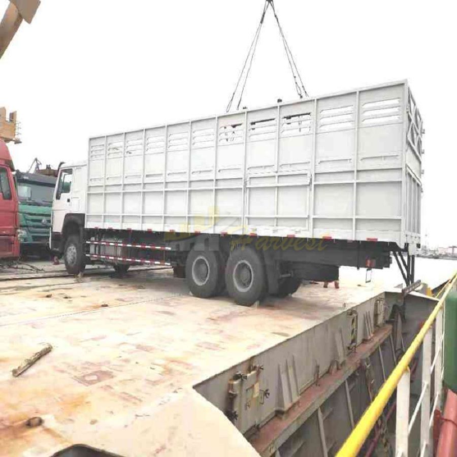 To Djibouti-1 Unit Howo 6x4 371hp Cargo Truck